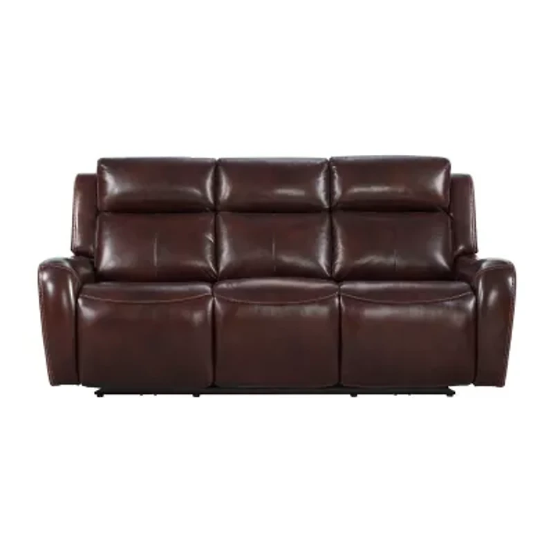 Thurston Living Room Collection Curved Slope-Arm Reclining Sofa