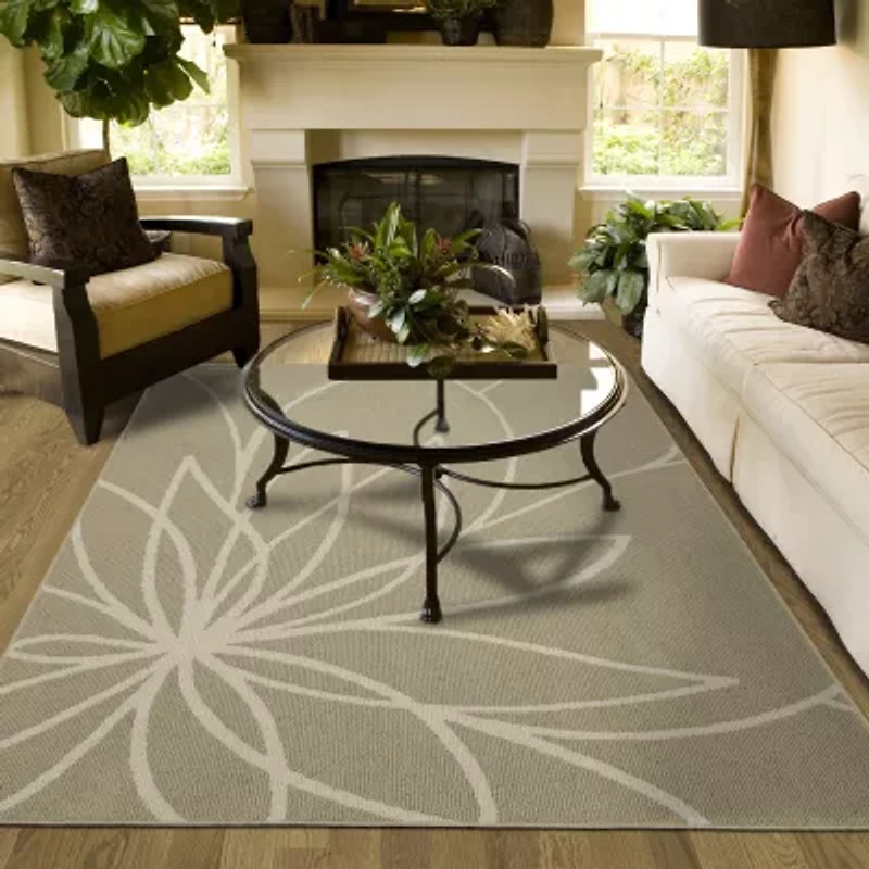 Garland Grand Floral 8'X10' Indoor Rectangular Area Rug