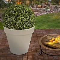 National Tree Co. Flower Pot Color Changing Led Plastic Planters