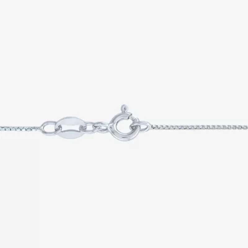 Gemstone Sterling Silver Cushion Pendant Necklace