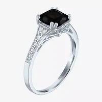 Gemstone Sterling Silver Cushion Cocktail Ring