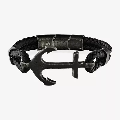 Mens Stainless Steel Strand Bracelet