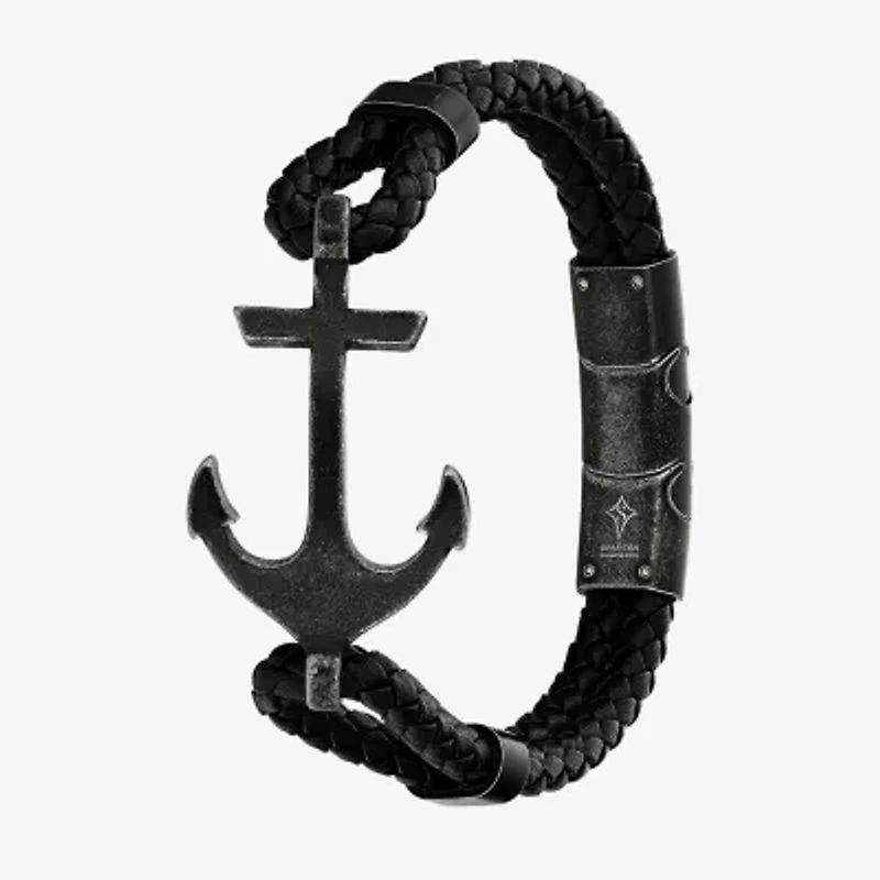 Mens Stainless Steel Strand Bracelet