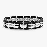 Inch Mens Stainless Steel / Inch Solid Link Chain Bracelet
