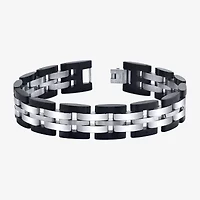 Inch Mens Stainless Steel / Inch Solid Link Chain Bracelet