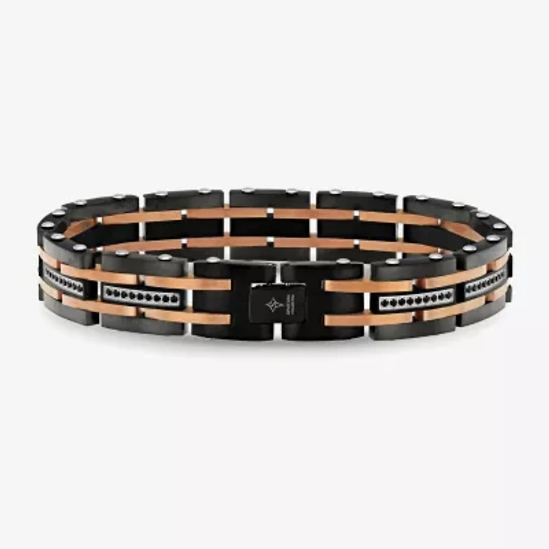 8 1/2 Inch Mens Stainless Steel 8 1/2 Inch Solid Link Chain Bracelet