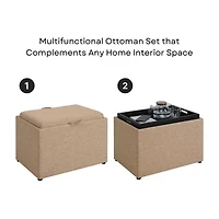 Designs 4 Comfort Accent Storage Ottoman