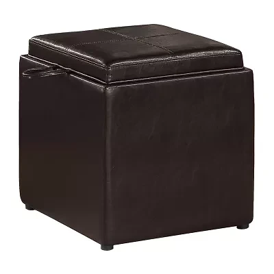 Designs4comfort Cushioned Ottoman