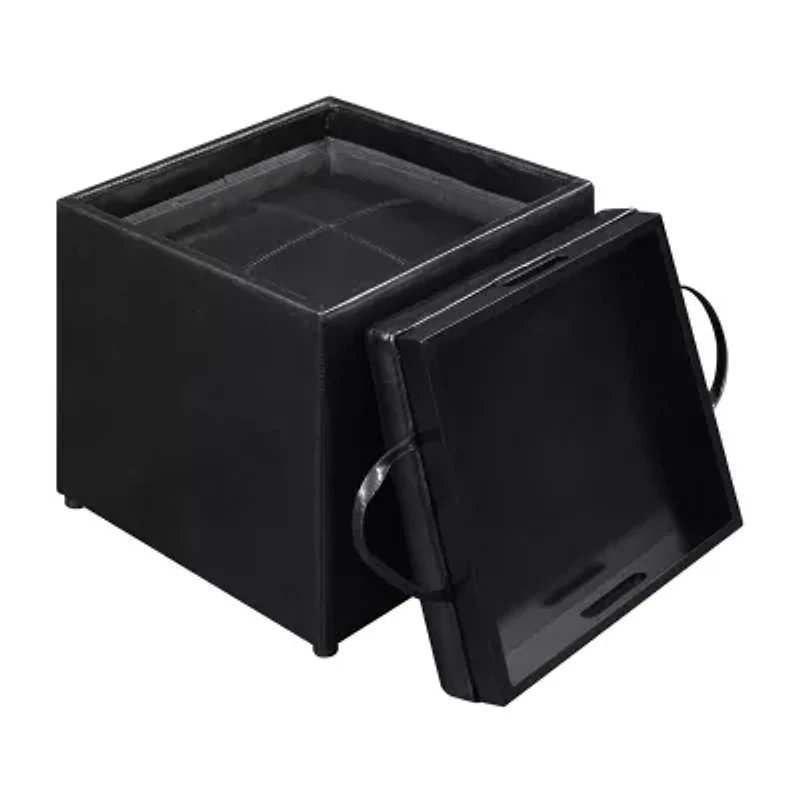 Designs4comfort Cushioned Ottoman