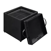 Designs4comfort Cushioned Ottoman