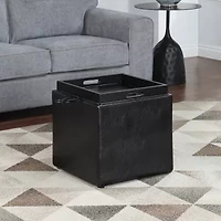 Designs4comfort Cushioned Ottoman