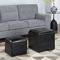 Designs4comfort Cushioned Ottoman