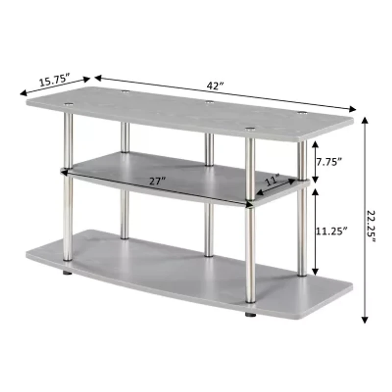 Zuko 3-Tier Wide TV Stand