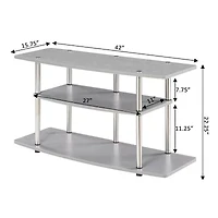 Zuko 3-Tier Wide TV Stand