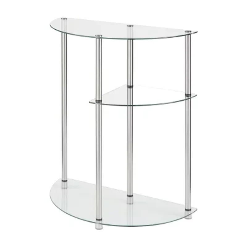 Designs2go Living Room Collection Glass Console Table