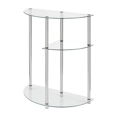 Designs2go Living Room Collection Glass Console Table