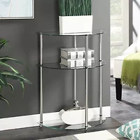 Designs2go Living Room Collection Glass Console Table