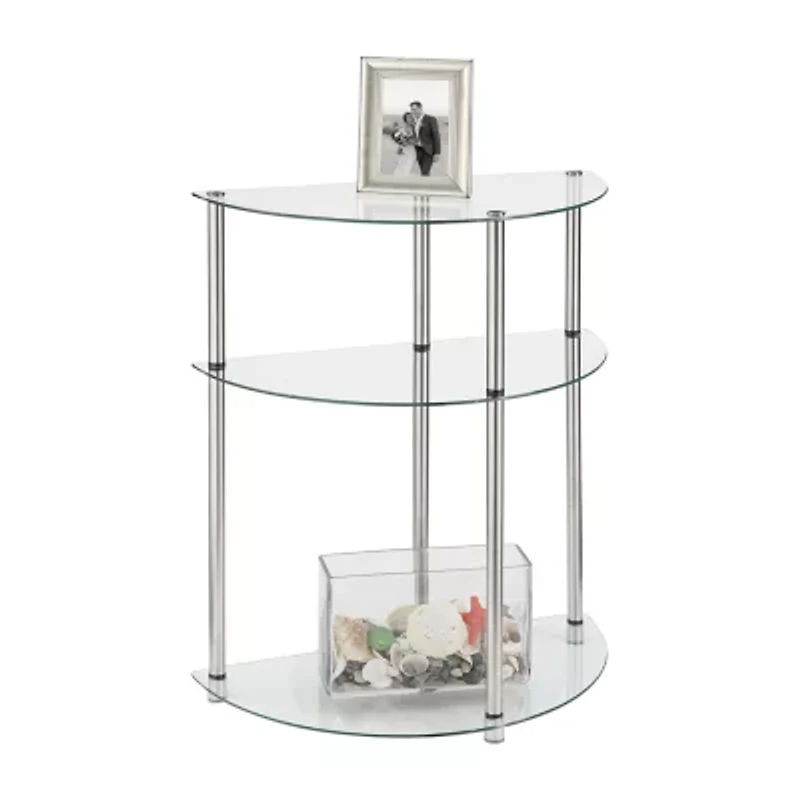 Designs2go Living Room Collection Glass Console Table