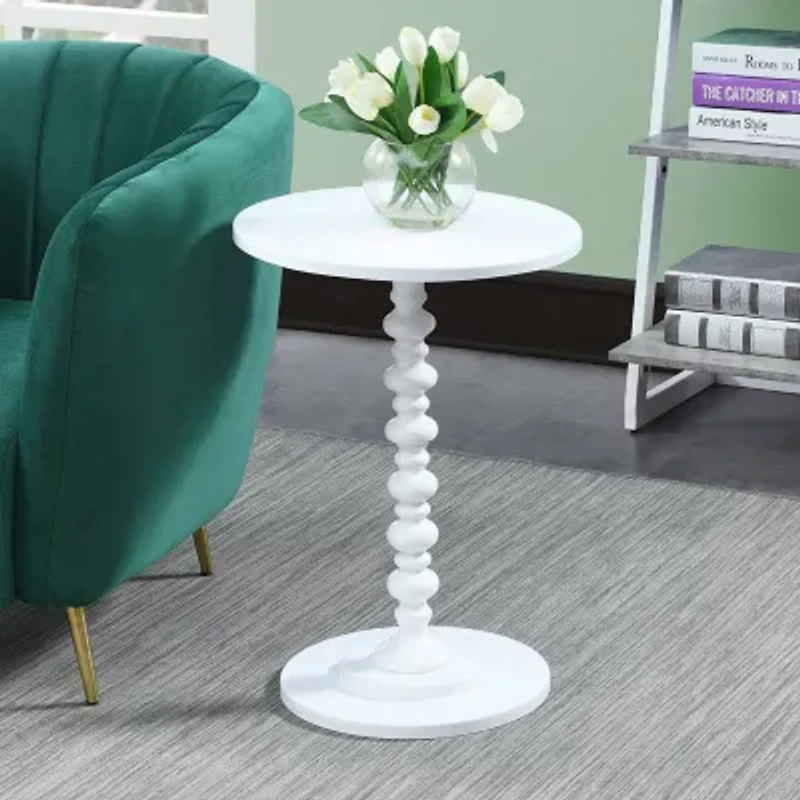 Palm Spindle End Table