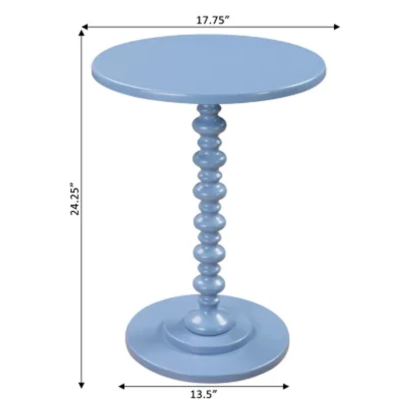 Palm Spindle End Table