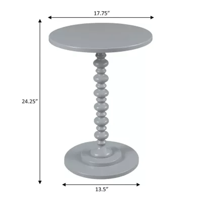 Palm Spindle End Table