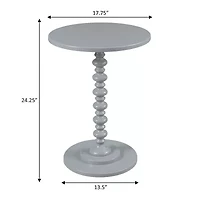 Palm Spindle End Table