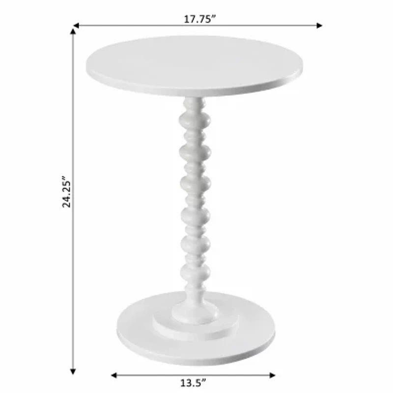 Palm Spindle End Table