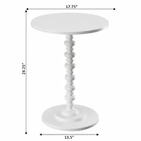 Palm Spindle End Table