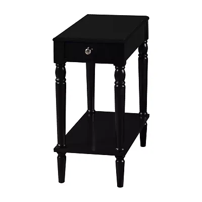 French Country Chairside End Table
