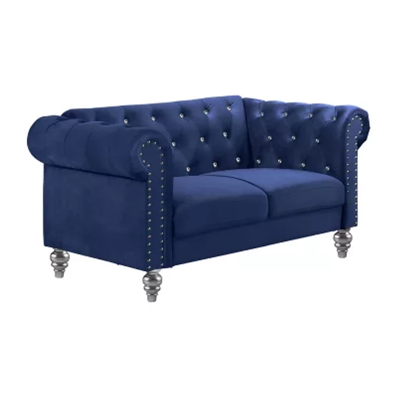 Emma Roll-Arm Loveseat