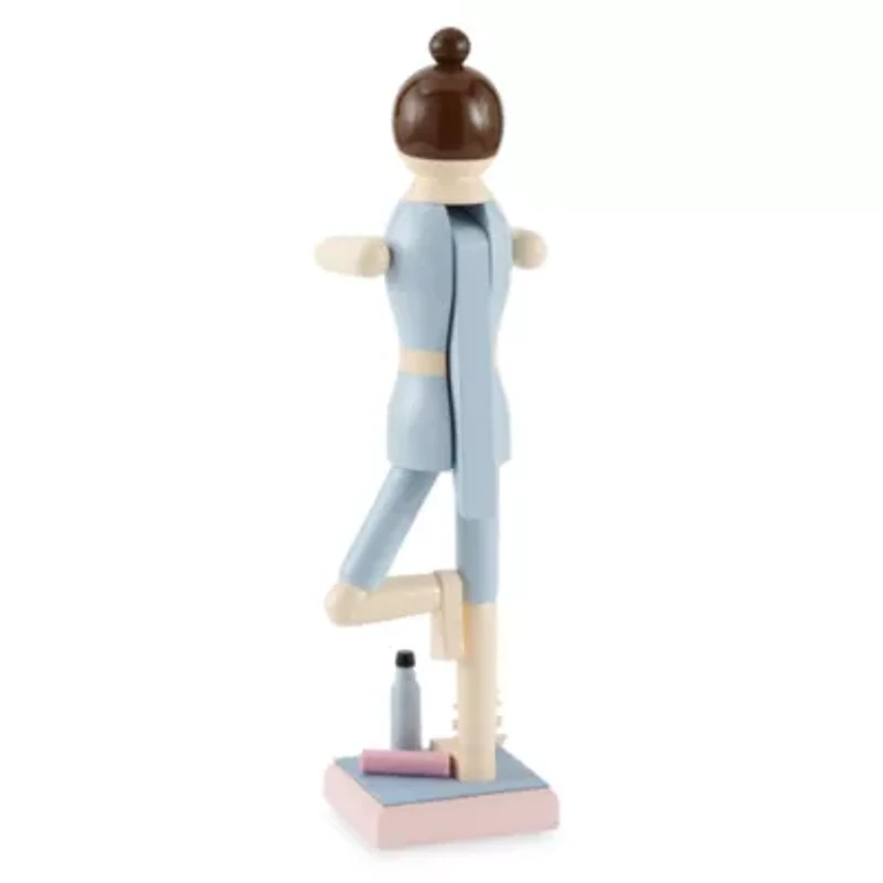 North Pole Trading Co. 14in Yoga Girl Christmas Nutcracker