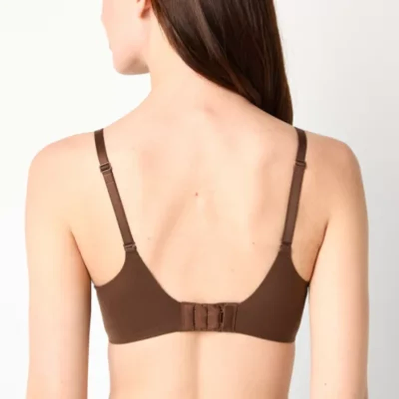 Ambrielle Everyday Underwire Push Up T-Shirt Plunge Bra-306754