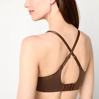 Ambrielle Everyday Underwire Push Up T-Shirt Plunge Bra-306754