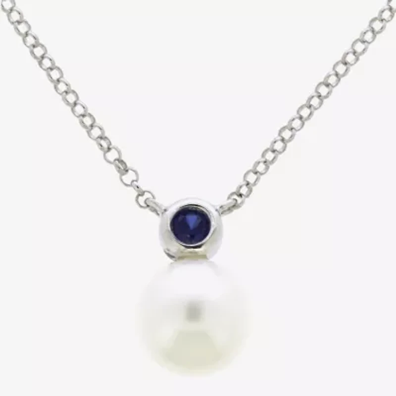 Womens White Cultured Freshwater Pearl Sterling Silver 3-pc. Jewelry Set