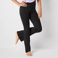 Xersion Little & Big Kid Girls Quick Dry High Rise Knit 26 1/2" Active Flare Full Length Leggings