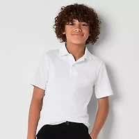 Thereabouts Little & Big Kid Boys Short Sleeve Regular Fit Polo Shirt
