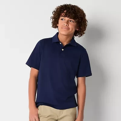 Thereabouts Little & Big Kid Boys Short Sleeve Regular Fit Polo Shirt