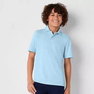 Thereabouts Little & Big Kid Boys Short Sleeve Regular Fit Polo Shirt