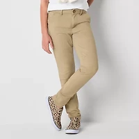 Thereabouts Little & Big Kid Girls Straight Fit Flat Front Pant