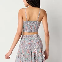 Arizona Square Neck Sleeveless Juniors Tank Top