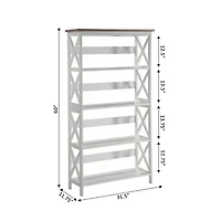 Oxford 5-Tier Bookcase
