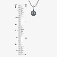 Black Tahitian Pearl Drop Pendant Necklace