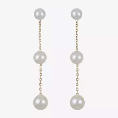 Cultured Freshwater Pearl Sterling Silver Earrings