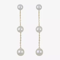 Cultured Freshwater Pearl Sterling Silver Earrings