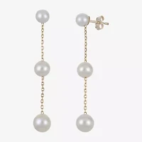Cultured Freshwater Pearl Sterling Silver Earrings