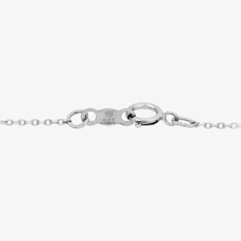 Womens White Cultured Freshwater Pearl Sterling Silver 18 Inch Pendant Necklace