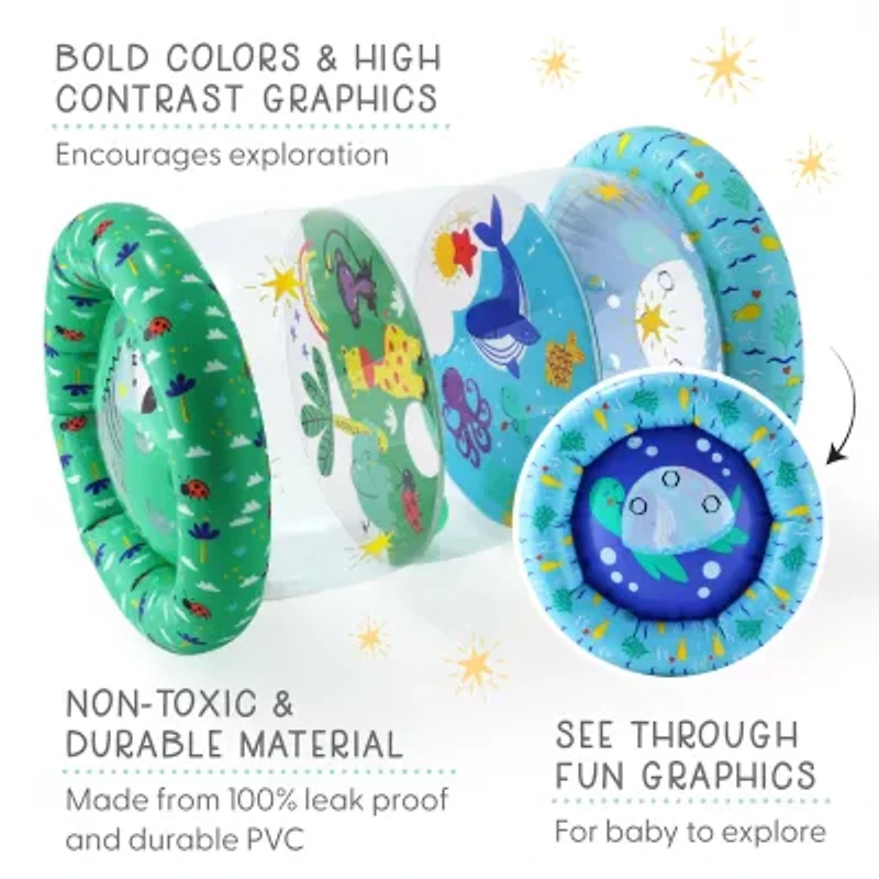 The Peanutshell Tummy Time Roller Baby Activity Center