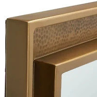 Safavieh 23.5" X 31.5" Gold Lavanya Wall Mount Rectangular Wall Mirror