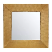 Safavieh 24" X 24" Gold Square Pallava Wall Mount Square Wall Mirror