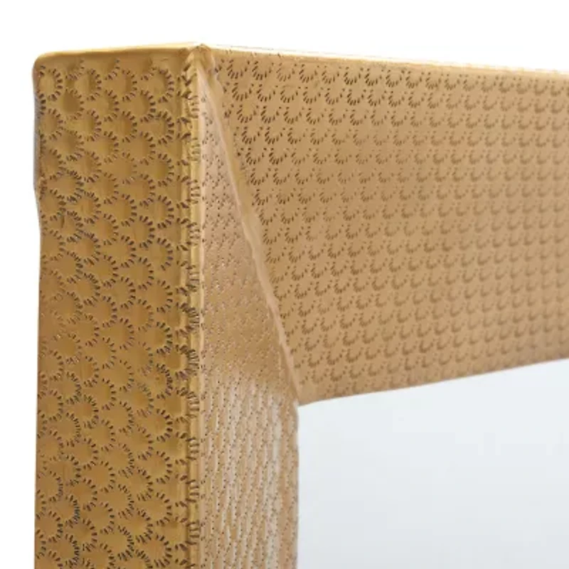 Safavieh 24" X 24" Gold Square Pallava Wall Mount Square Wall Mirror